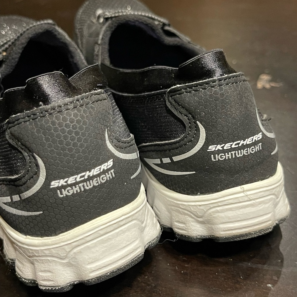 Sketchers Memory Foam Flicker Sparkle Sport Slip … - image 6